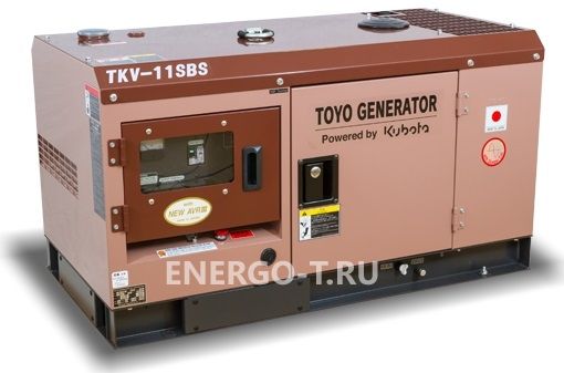 Дизельный генератор TOYO TKV-11SBS с АВР