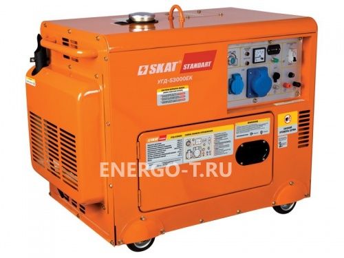Дизельный генератор SKAT УГД-5300ЕK