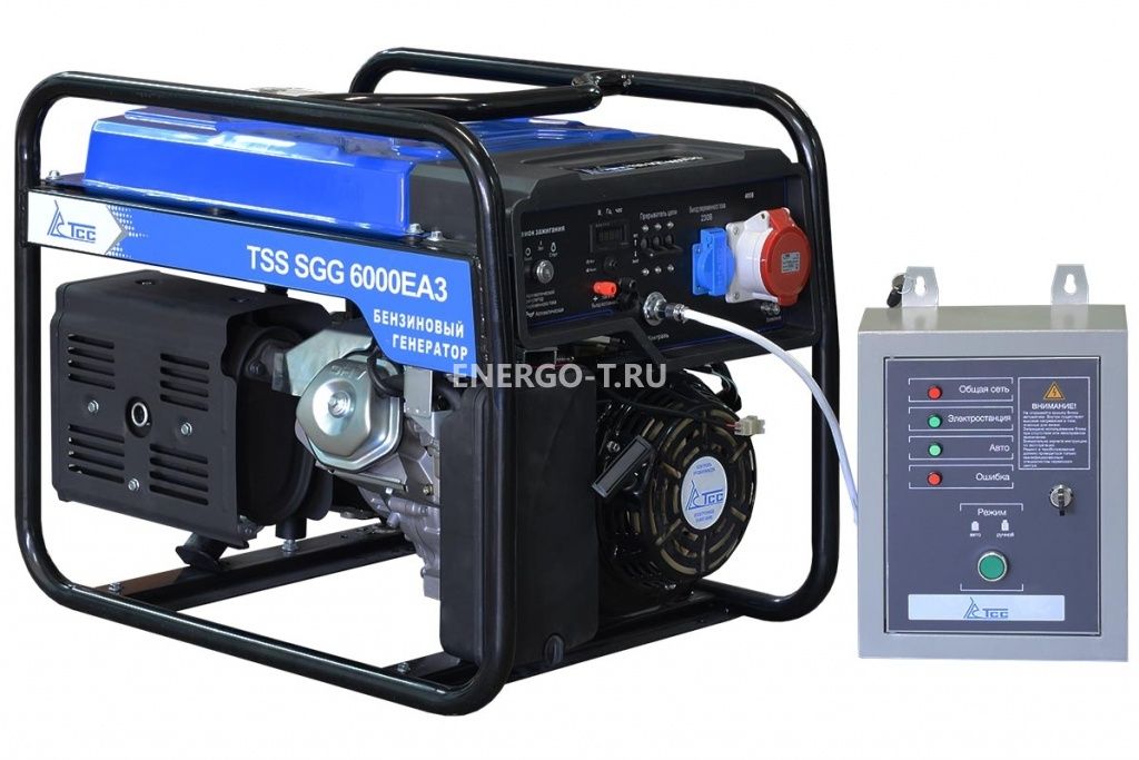 Бензиновый генератор ТСС SGG 6000 E3A с АВР