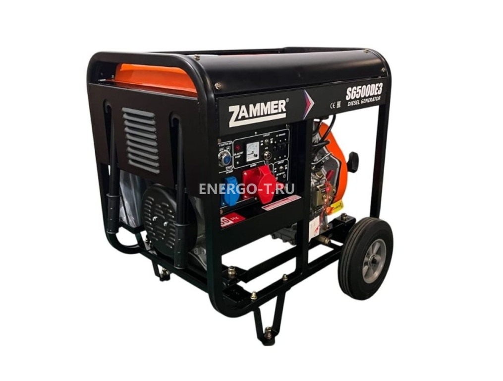 Дизельный генератор ZAMMER ECO S6500DE3