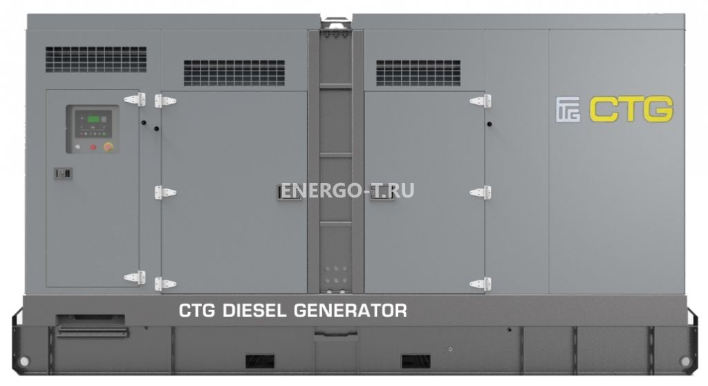 Дизельный генератор CTG 825D в кожухе с АВР