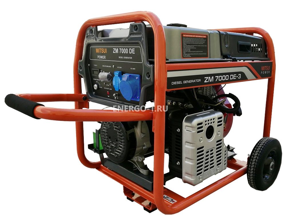 Дизельный генератор  ZM 7000 DE с АВР