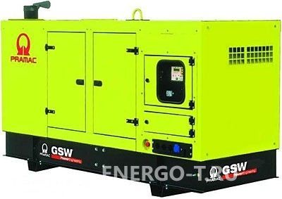 Дизельный генератор PRAMAC GSW 110 V в кожухе